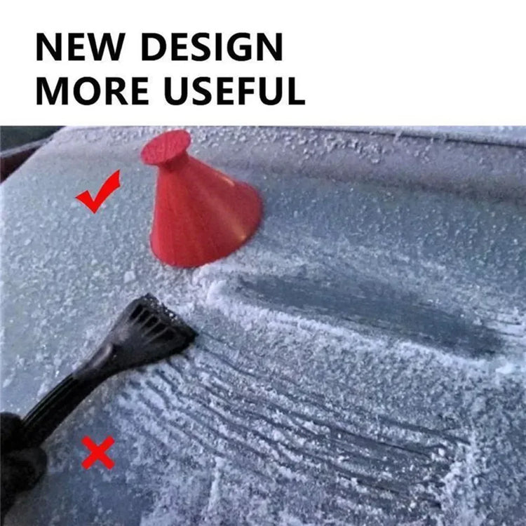 Auto Ice Scrape Funnel Car Window Glass Cleaning Tool Windshield Snow Remove Shovel Cleaning Brush Home Windows Glass Clean Amag