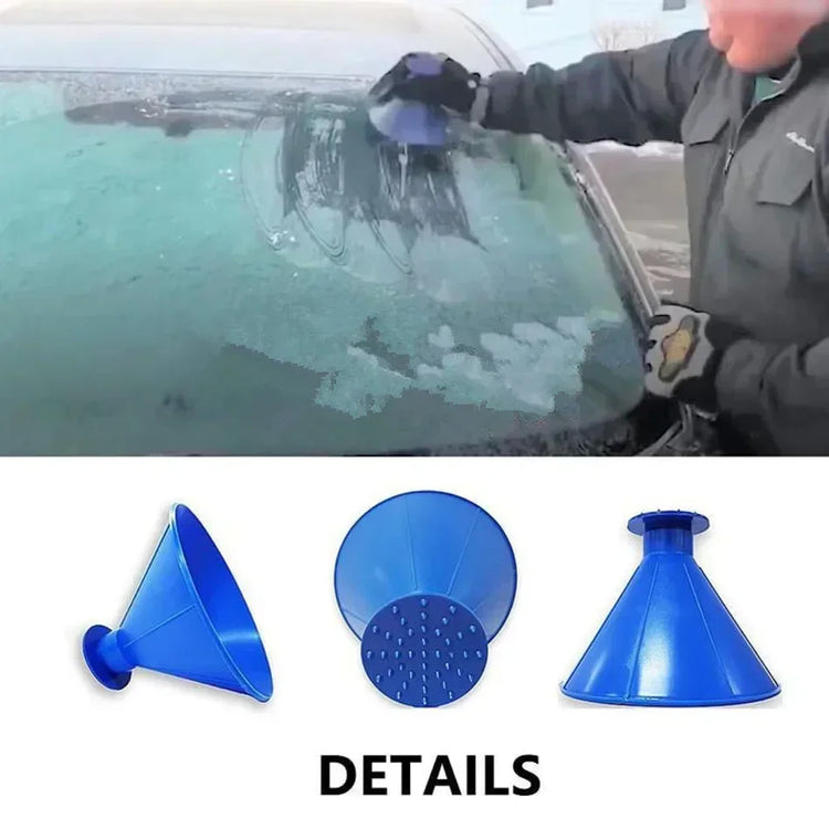 Auto Ice Scrape Funnel Car Window Glass Cleaning Tool Windshield Snow Remove Shovel Cleaning Brush Home Windows Glass Clean Amag