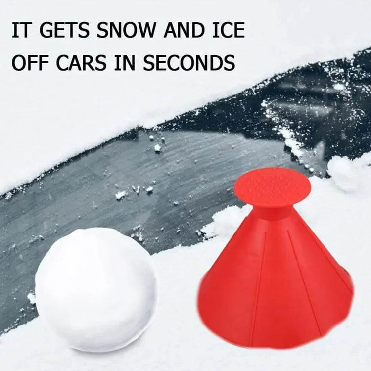 Auto Ice Scrape Funnel Car Window Glass Cleaning Tool Windshield Snow Remove Shovel Cleaning Brush Home Windows Glass Clean Amag