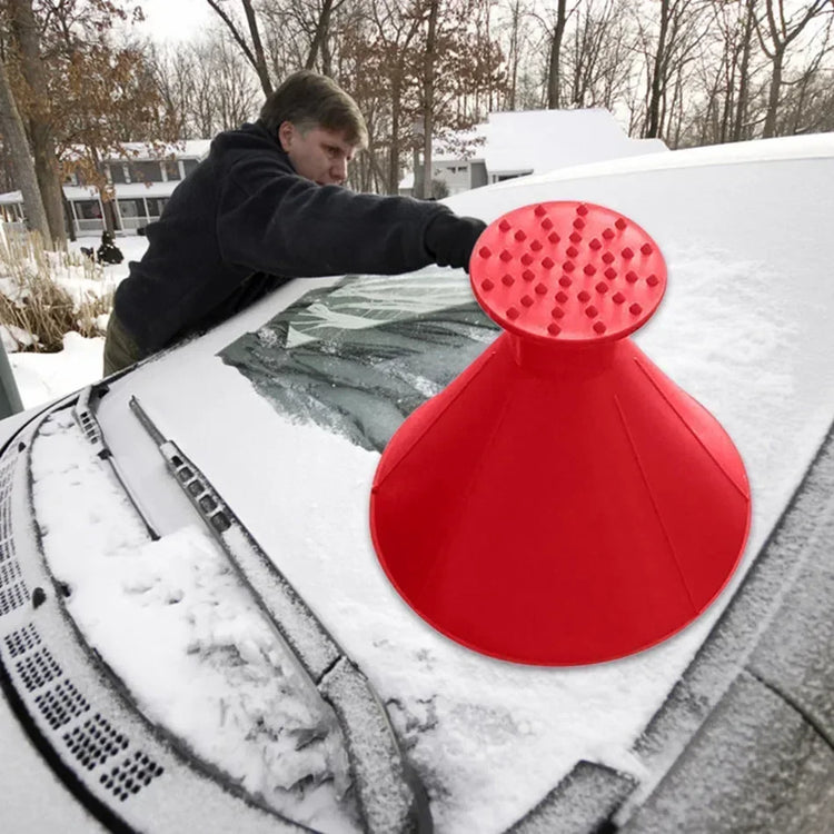 Auto Ice Scrape Funnel Car Window Glass Cleaning Tool Windshield Snow Remove Shovel Cleaning Brush Home Windows Glass Clean Amag