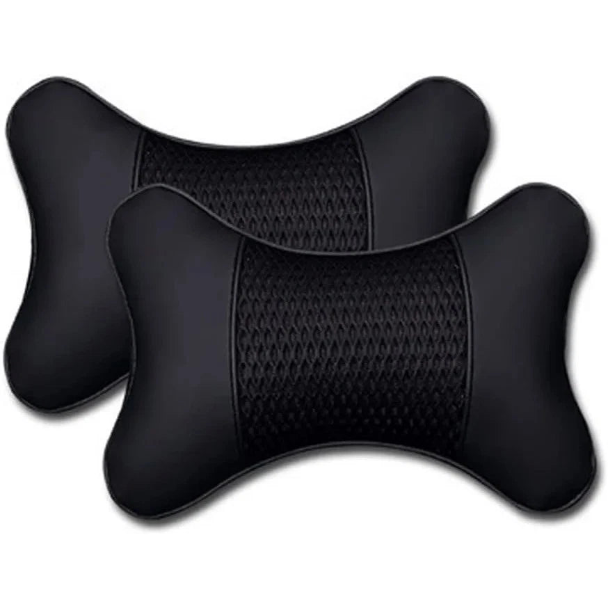2 PCS Car Head Neck Rest Support Cushion Headrest Pillow Seat Pad Comfort UK