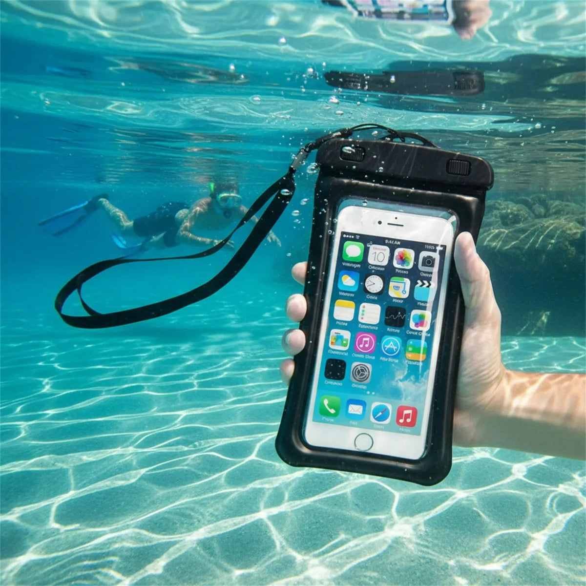 2 Pack Universal Waterproof Phone Pouch Underwater Dry Bag Mobile Phone Case